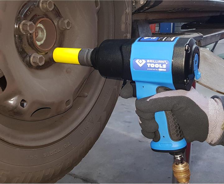 Actual product image Brilliant Tools Compressed air impact wrench (Air blast)