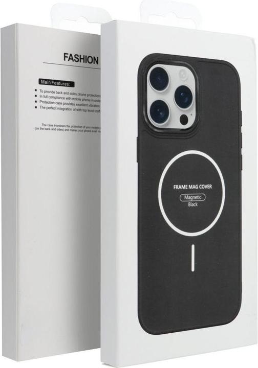 Immagine prodotto OEM Back panel cover FRAME MAG COVER Case compatible with MagSafe for IPHONE 11 black (Apple iPhone 11)