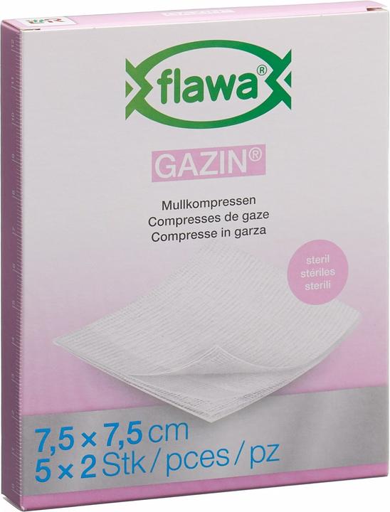 Flawa Gazin Mullkompressen 7.5x7.5cm steril