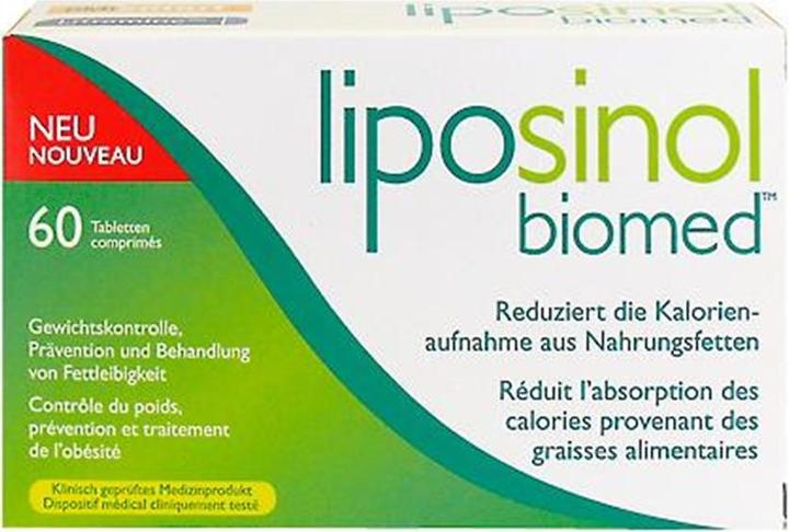 Nährwerte und Zutaten Biomed Liposinol (120 Stück, Tabletten, 1380 g)