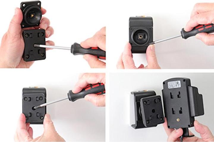 Actual product image Brodit 718300 Qi wireless active mount with Zig