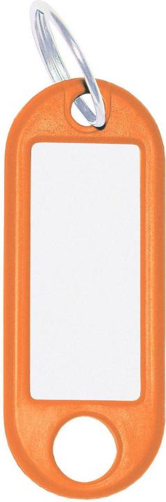 Wedo Schlüsselanhänger 18 mm mit Ring, Orange, 100 Stück