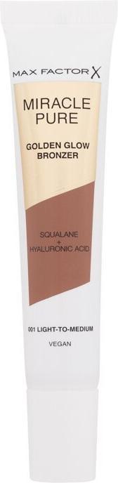 Actual product image Max Factor Miracle Pure Golden Glow Bronzer - Bronzer 15 ml 001 Light-To-Medium (001 Light-To-Medium, Bronzer)
