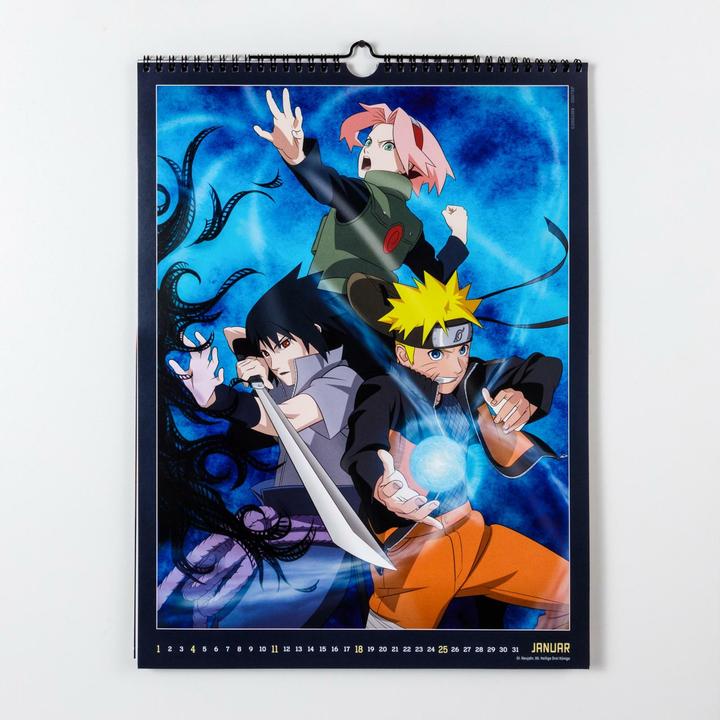 Produktbild Naruto Shippuden Posterkalender 2026 (30 x 40 cm, Harter Einband, Deutsch)