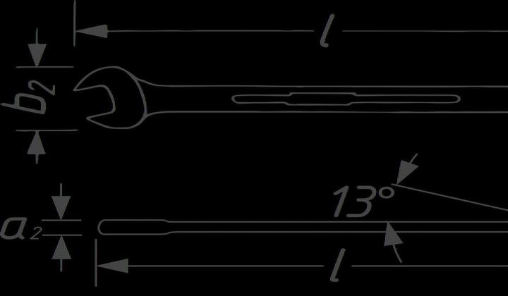 Produktbild HAZET Knarren Ring-Maulschlüssel 606-12 ∙ Aussen Doppel-Sechskant-Tractionsprofil ∙ 12 mm (12 mm)