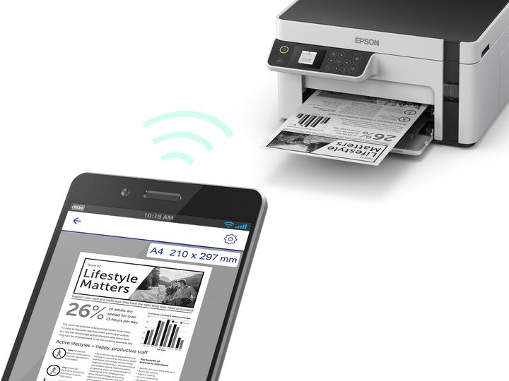 Produktbild Epson EcoTank ET-M2120 (Tintenpatrone, Schwarz-Weiss)