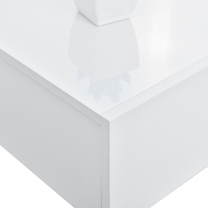 Produktbild En.Casa Wandregal Oslo 2er Set 46x30x15cm Weiss Hochglanz (46 x 30 x 15 cm)