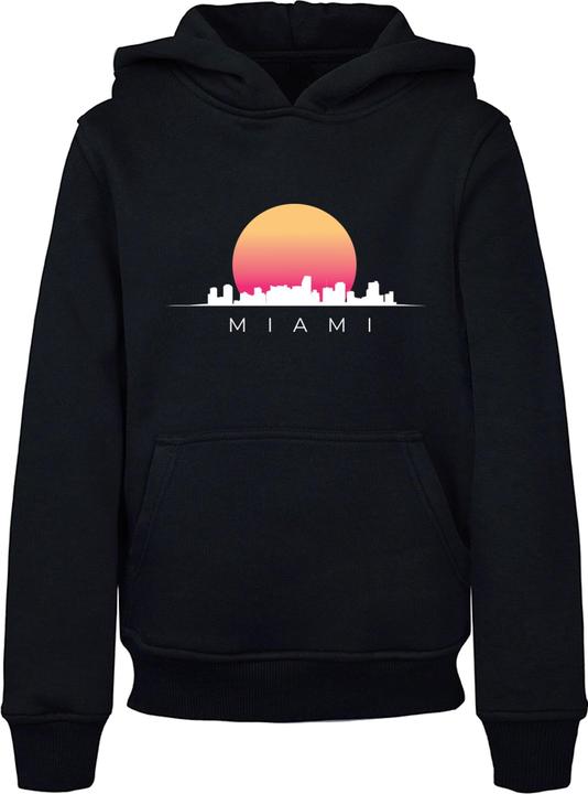 Immagine prodotto Merchcode Felpa con cappuccio Miami White Basic - 174537 (146, 152)