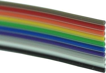 Actual product image Aquatuning Ribbon cable AWG28 10-pin 3m (3 m, Flat ribbon cables)