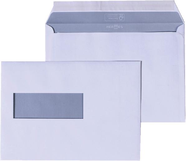 Quantore 500 Selbstklebende Umschläge mit Fenster links C5 162 x 229 mm (162 x 229 mm, 500 x)