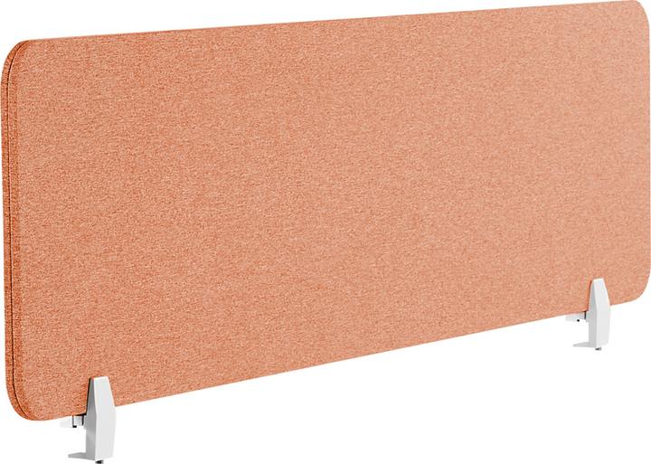 Produktbild Beliani Schreibtischtrennwand hellrot 160 x 40 cm WALLY (160 x 40 cm)