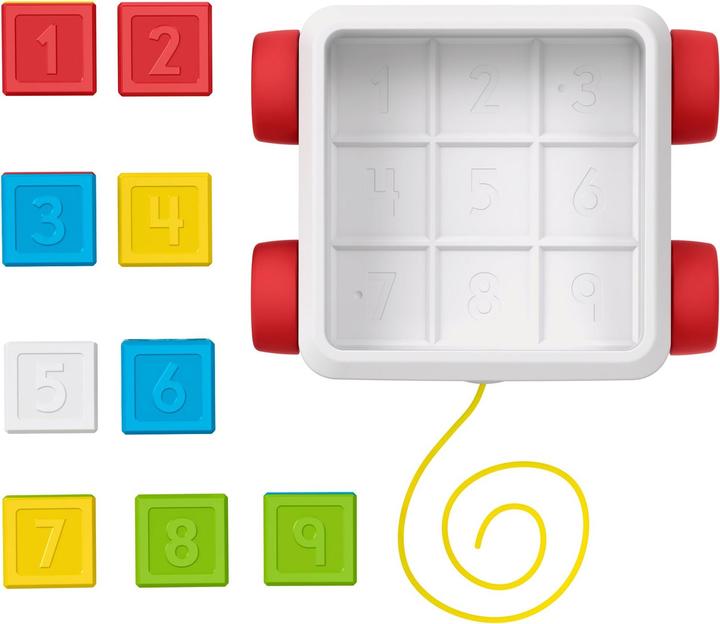 Image du produit Fisher-Price Mon Wagon Cubes à Tirer - Jouet d'éveil - A partir de 6 mois