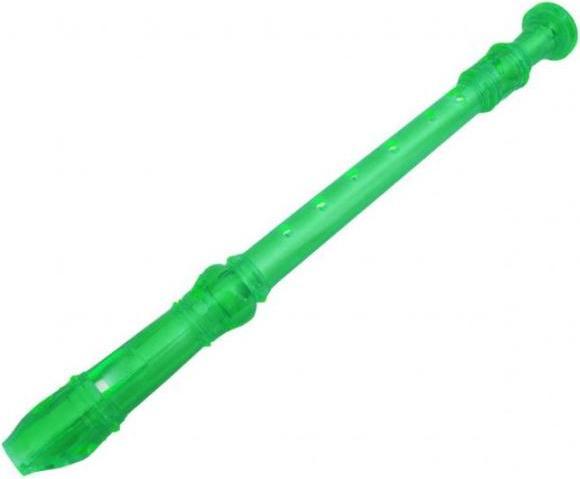 Produktbild keepdrum Blockflöte Sopran Neon transparent Grün (Blockflöte, Sopranino)