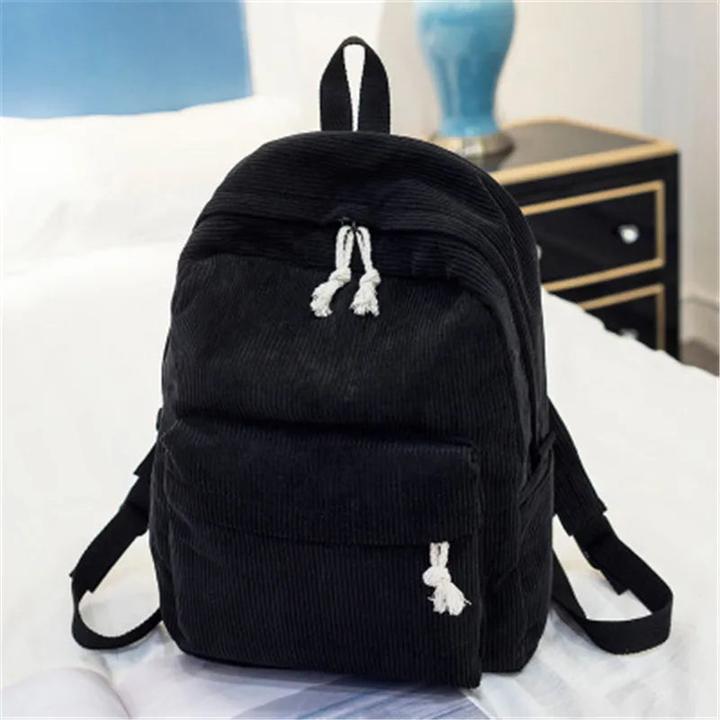 Only-Bags.Store Personalisierte Cord Schulranzen Rucksack