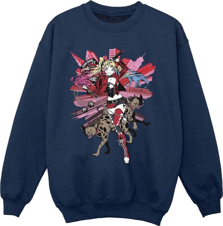 Harley Quinn Hyenas Sweatshirt Mädchen