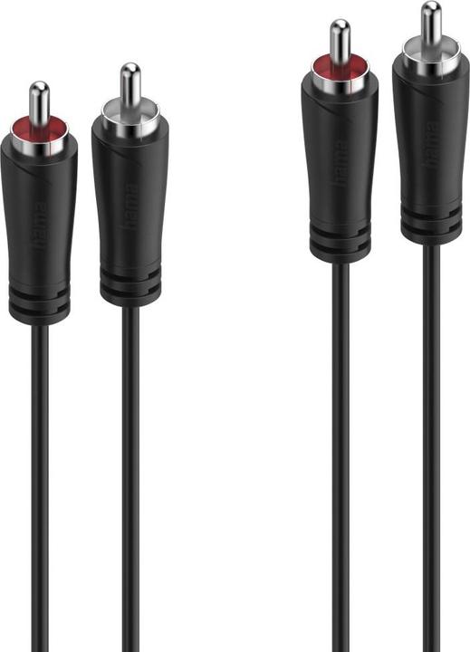 Produktbild Hama Audio-Kabel, 2 Cinch-Stecker - 2 Cinch-Stecker, 1,5 m (1.50 m, Cinch)