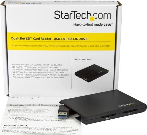 Actual product image StarTech Dual Slot SD Card Reader (USB 3.0)