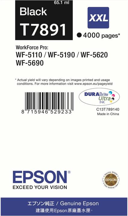 Epson T7891 DuraBrite Ultra (BK)