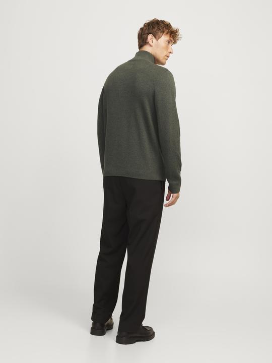 Actual product image Jack & Jones Jprblamilano Stitch Knit Half Zip Sn (XL)