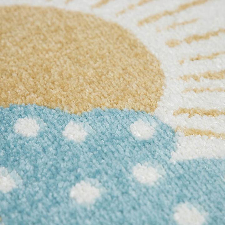 Produktbild Paco Home Kinder-Teppich Kinderzimmer Lama Berge Mehrfarbig - 200x280 (200 x 280 cm)