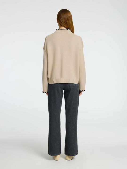 Actual product image Selected Femme Langarm Pullover mit hohem Kragen (L)