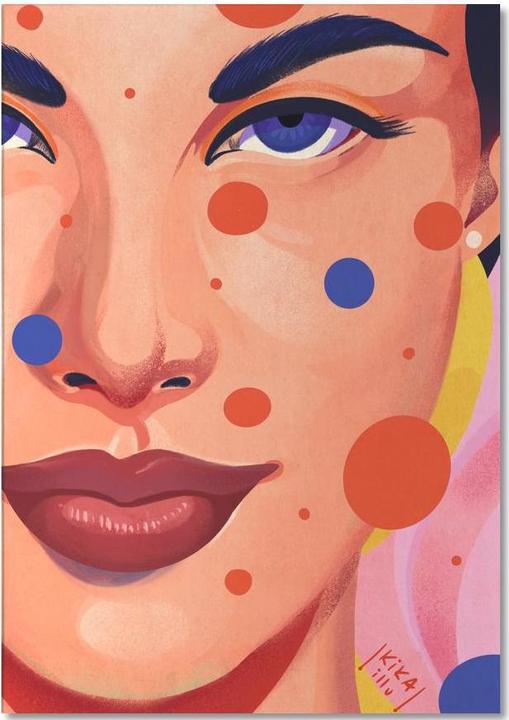 Actual product image Juniqe Stealing Beauty - People (A5, Plain)