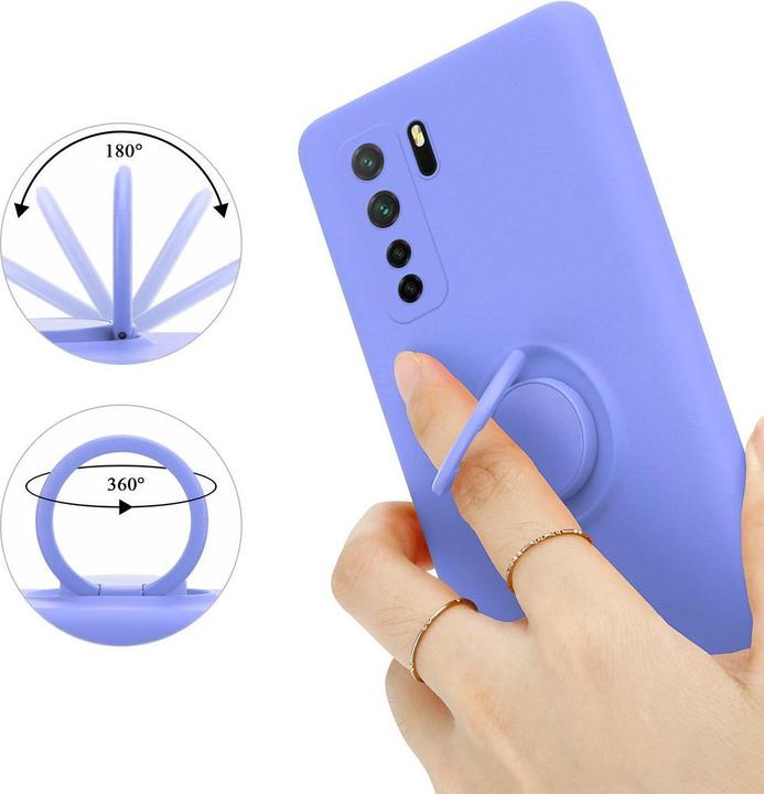 Image du produit Cadorabo TPU Liquid Ring Silicone Case Cover (Huawei Nova 7i, Huawei P40 Lite, Huawei Nova 6 SE)