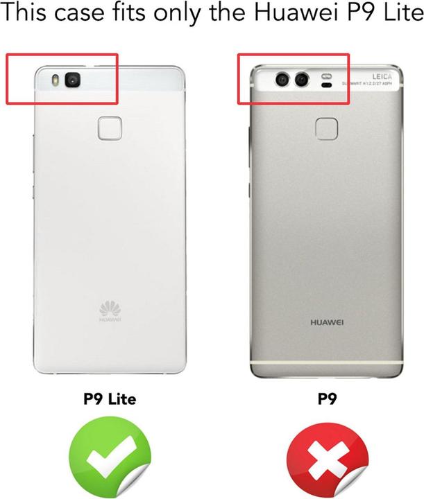 Image du produit Nalia Étui pour téléphone portable à 360 degrés (Huawei P9 Lite)
