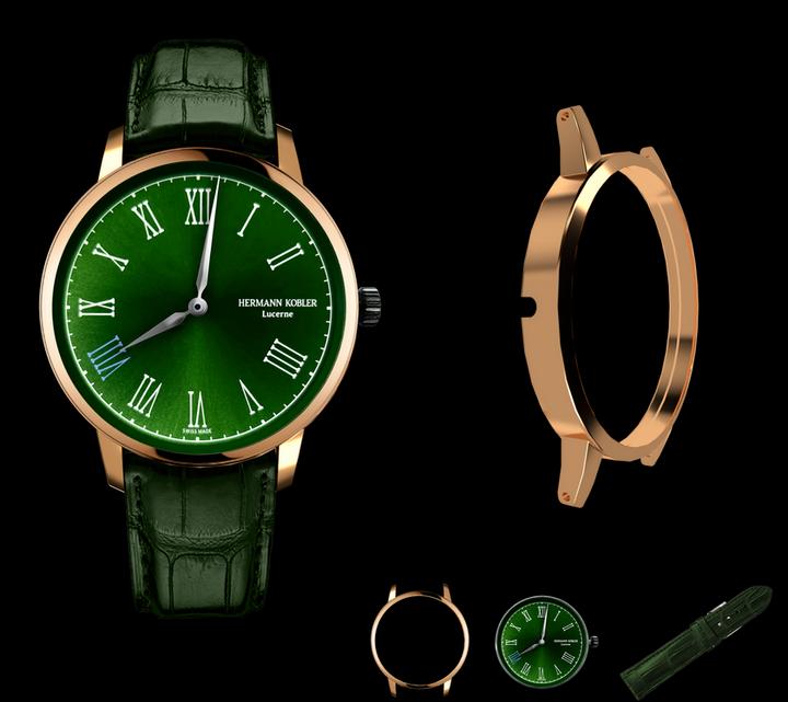 Hermann Kobler Lugano G-RG-DGA (40.50 mm)