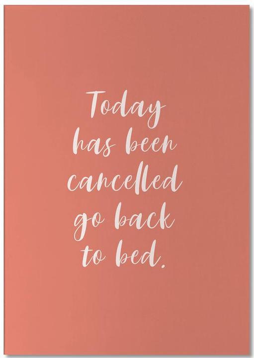 Immagine prodotto Juniqe Today Has Been Cancelled - Tipografia e simboli (A5, Punteggiato)