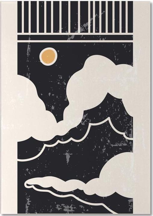 Produktbild Juniqe Sun Through Clouds - Himmel & Wolken (A5, Liniert)