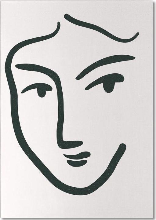 Actual product image Juniqe Lithograph IV - Portraits (A5, Plain)