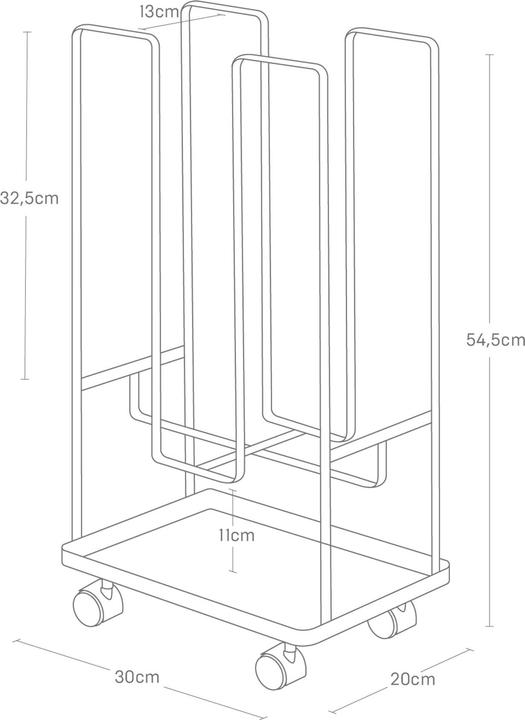 Produktbild Yamazaki Karton-Organizer TOWER