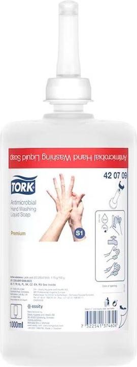 Actual product image Tork Liquid soap for hand decontamination 1000ml (Liquid soap, 6000 ml)