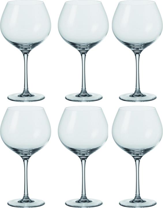 Actual product image Leonardo Red wine glass Ciao, Burgundy 630 ml, 6 pieces, Transparent (66 cl, 6 Glasses, Red wine glasses)