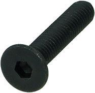 Actual product image Aquatuning Screw DIN 7991 8.8 M3 x 16 Allen countersunk black