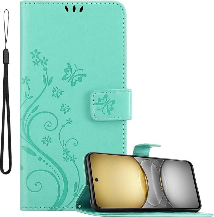 Produktbild Cadorabo Hülle für Realme C75 mit Blumen Muster (Siemens CC75)