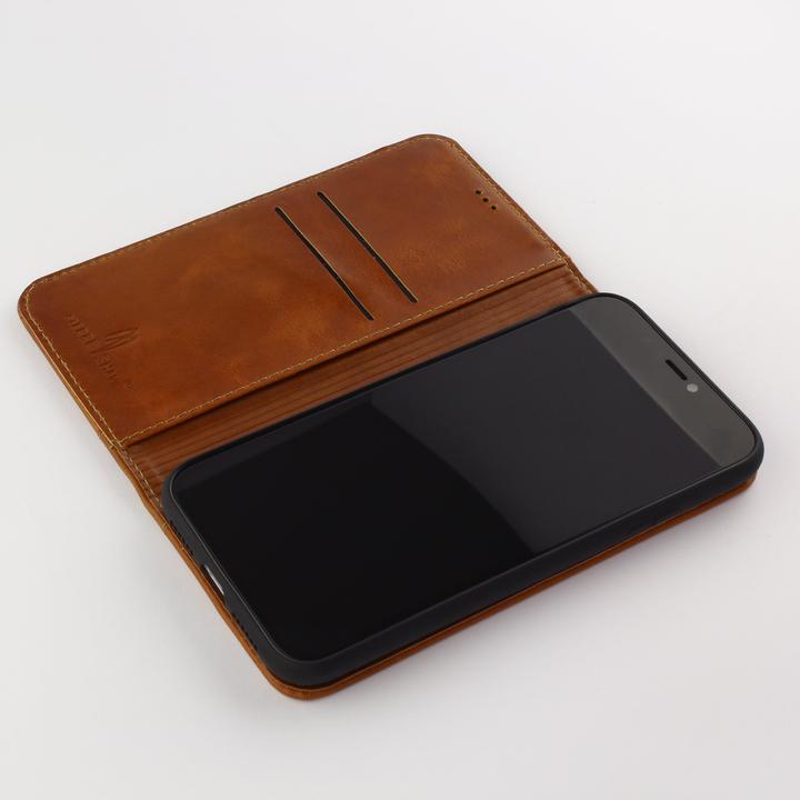 Immagine prodotto Fierre Shann Fourre Flip cuir véritable (Apple iPhone 15)