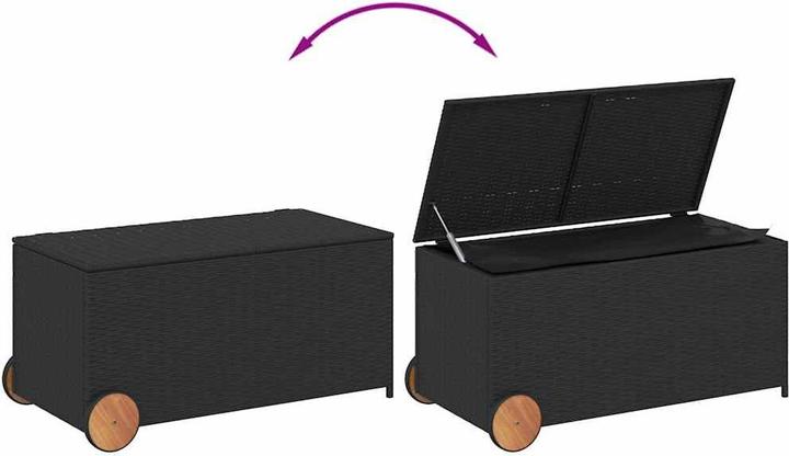 Produktbild VidaXL Gartentruhe mit Rollen 190L