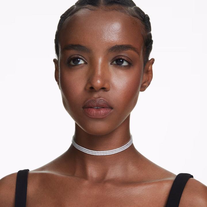 Immagine prodotto Swarovski Matrix Tennis Choker Rundschliff Weiss (Metallo Swarovski)