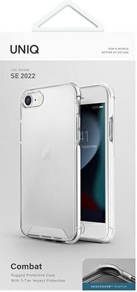 Actual product image Uniq CASE for iPhone SE 2022/SE 2020/7/8 white/Blanc white (Apple iPhone 7, Apple iPhone SE, Apple iPhone 8)
