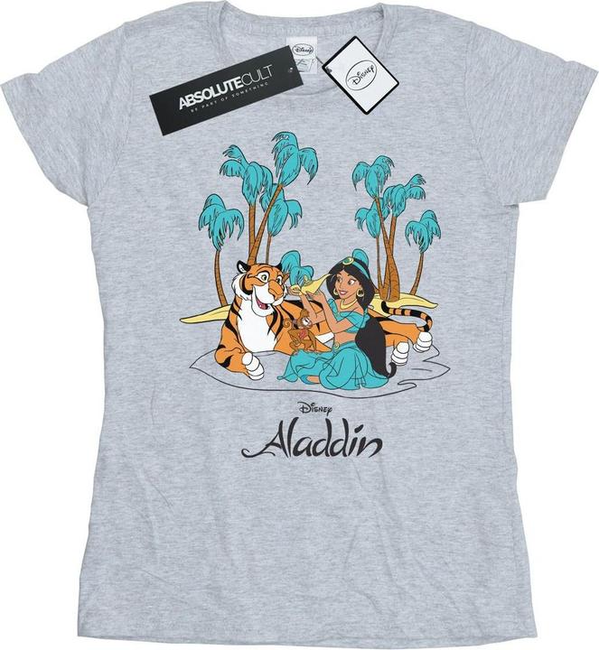 Disney Aladdin Jasmine Abu Rajah Beach TShirt (XL)