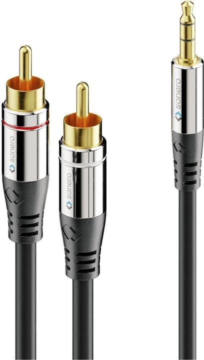 Actual product image Sonero 3.5 mm jack - 2x cinch (5 m, 3.5mm jack (AUX), Cinch)