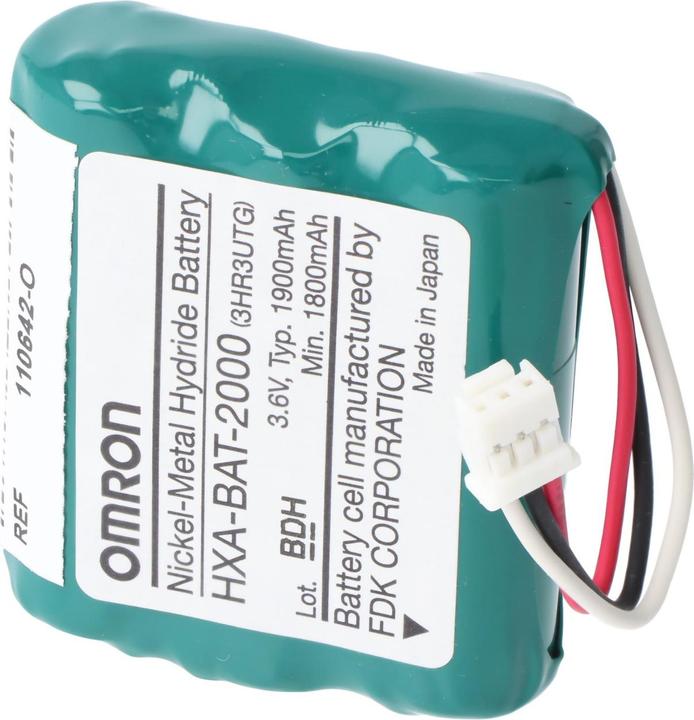 Actual product image AccuCell Battery Omron Healthcare HBP-1300 HPM-1300 Blood Pressure Monitor Type HXA-BAT2000 9065797-O