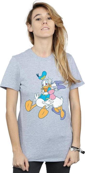 Immagine prodotto Disney Donald And Daisy Duck Kiss Maglietta Ampia Donna (L)