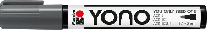 Produktbild Marabu Acrylmarker YONO 1.5 - 3 mm Dunkelgrau (Dunkelgrau, 3 mm, 1 x)