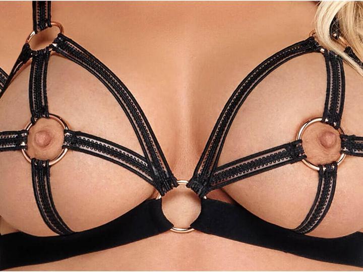 Actual product image Cottelli Collection Bra set open (M)