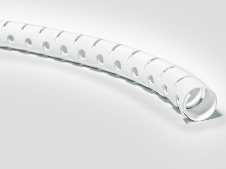 Produktbild HellermannTyton Schutzschlauch Helawrap HWPP Weiss 2 m 161-64215 Inhalt: 2 m (Kabelschlauch, 200 cm)