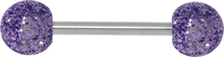 Bijouteria Zungenpiercing (Acrylglas, Chirurgenstahl 316L)