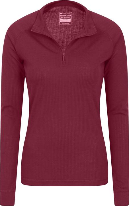 Actual product image Mountain Warehouse Womens/Ladies Talus Zip Neck Long-Sleeved Thermal Top (34)
